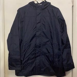 Boys Navy Blue Rain Coat Size XL (Boys)